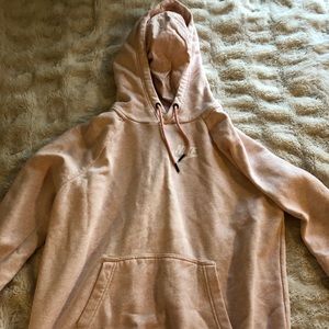 Light marled pink Nike hoodie